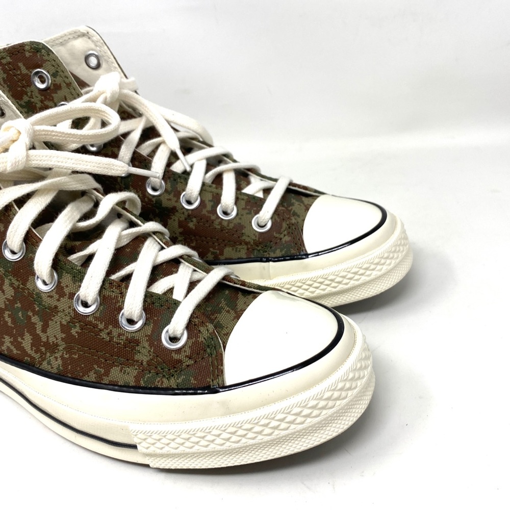 Converse Chuck 70 Canvas Women’s Shoes Green Brown White High Top Camo 170380C - Picture 6 of 9